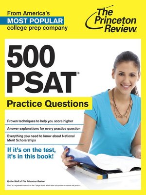 cover image of 500 PSAT Practice Questions